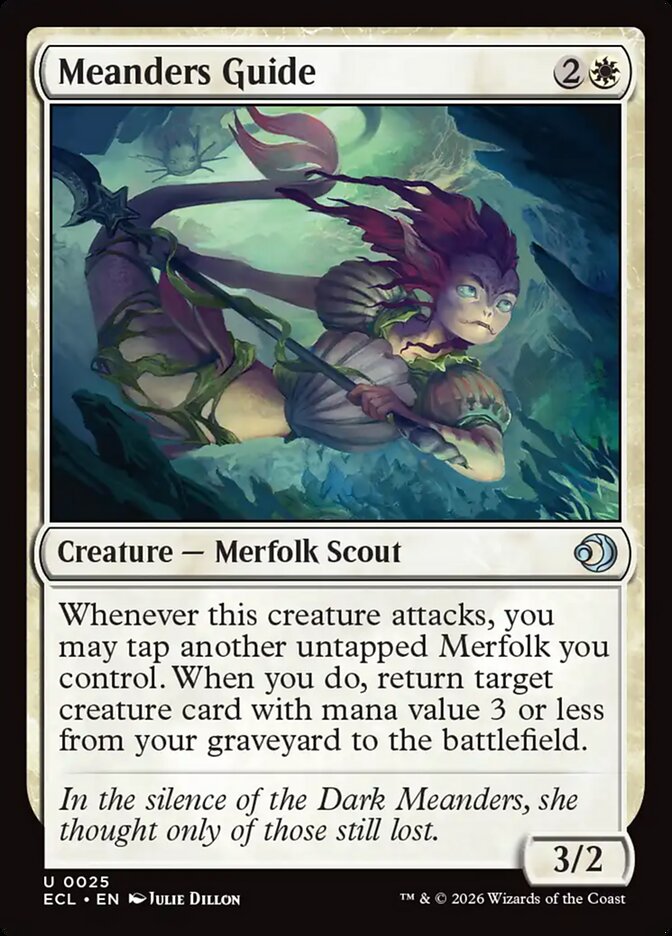 Meanders Guide card front