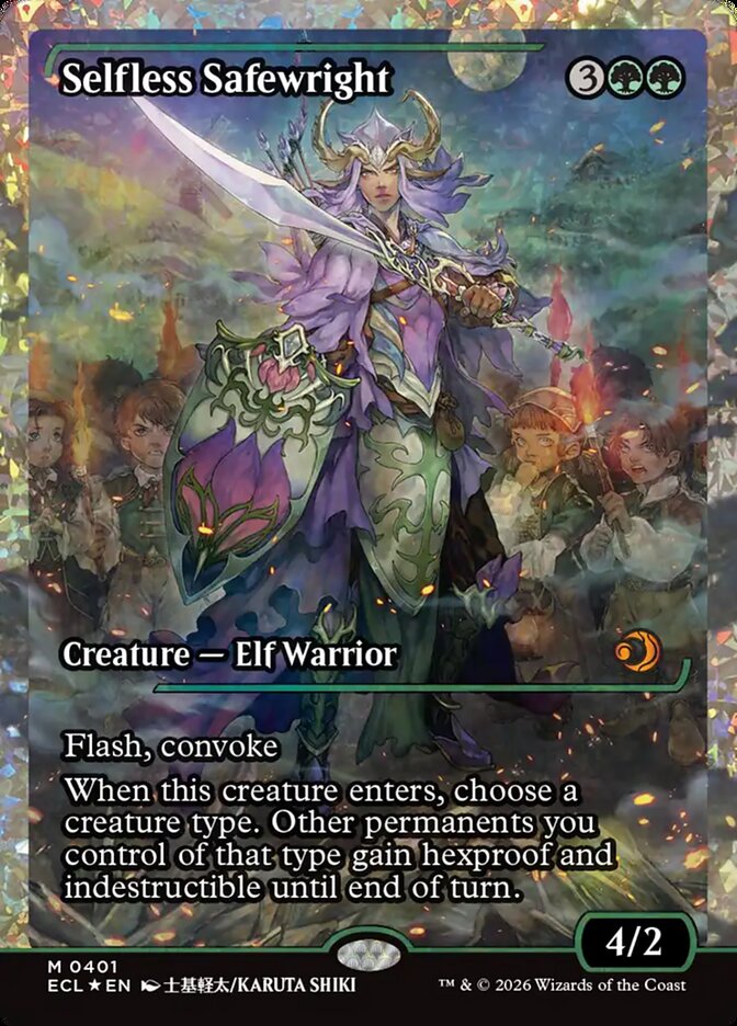 Selfless Safewright card front