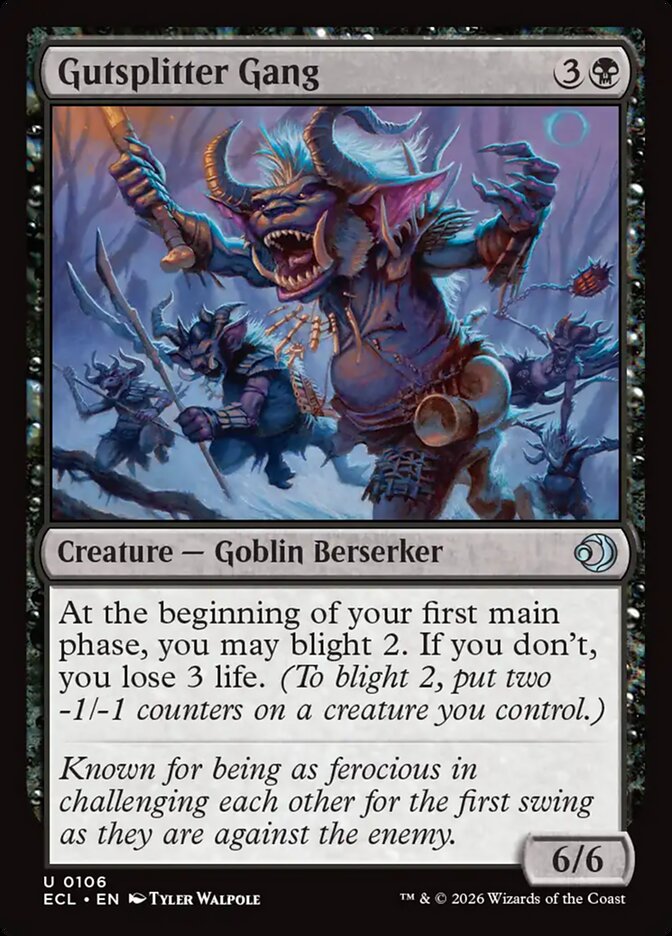 Gutsplitter Gang card front