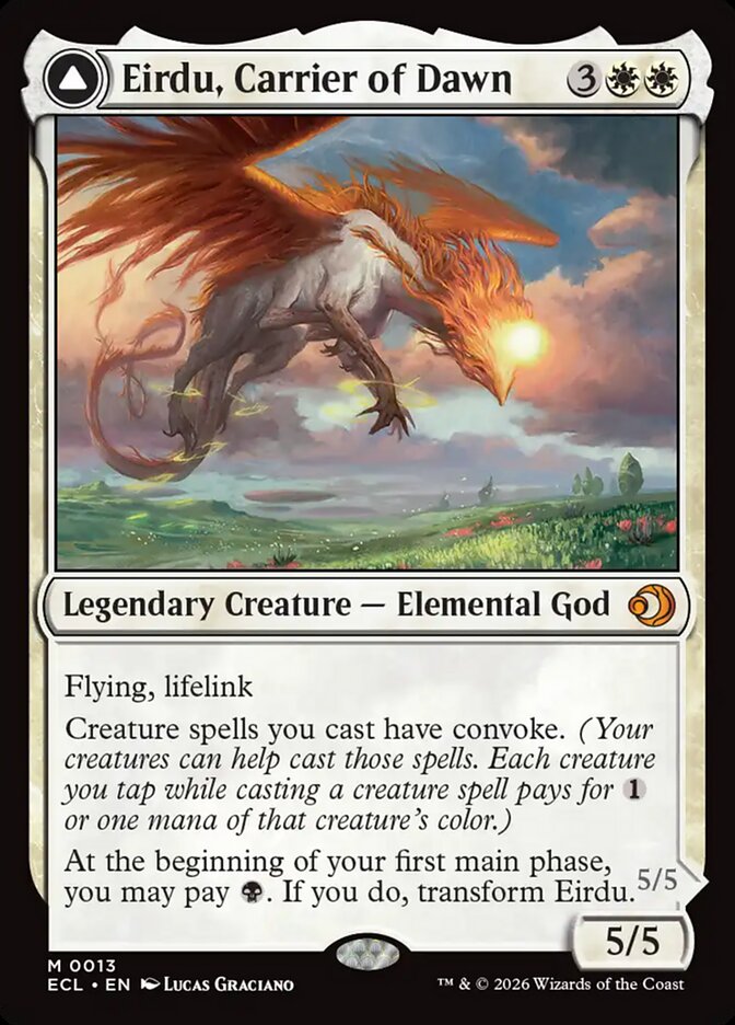 Eirdu, Carrier of Dawn card front
