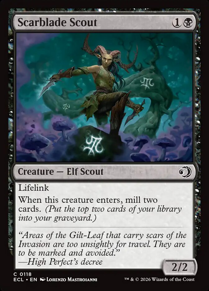 Scarblade Scout card front