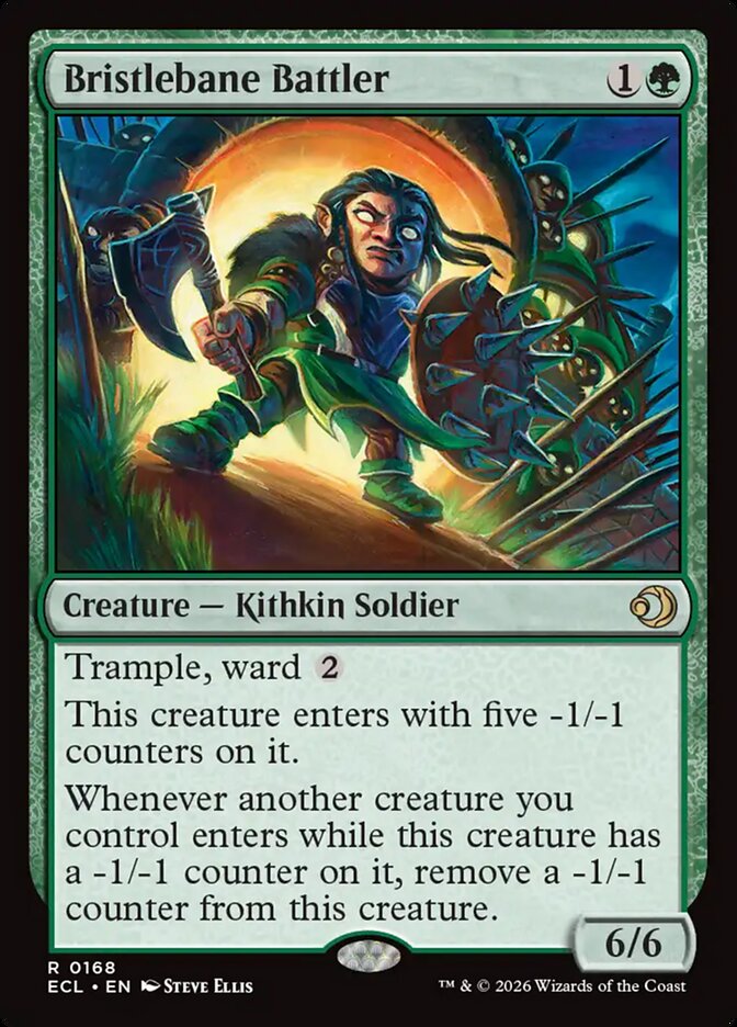 Bristlebane Battler card front