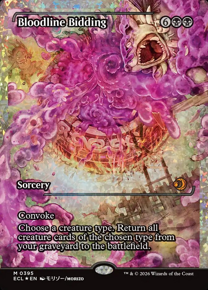 Bloodline Bidding card front