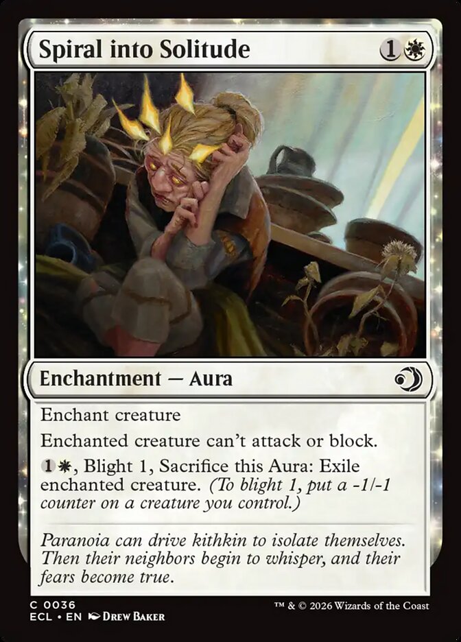 Spiral into Solitude card front