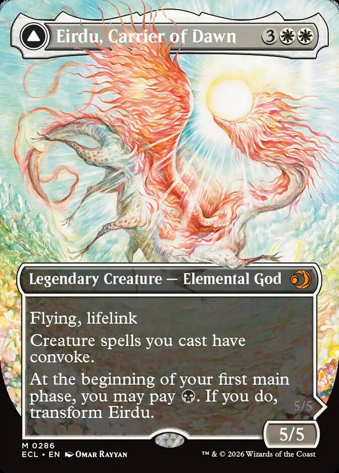 Eirdu, Carrier of Dawn card front