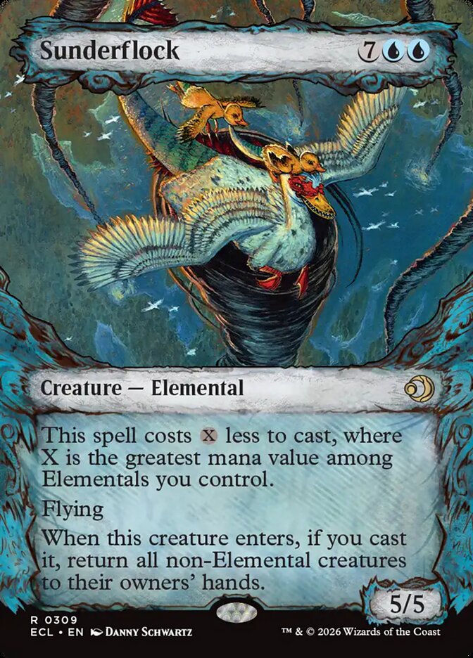 Sunderflock card front
