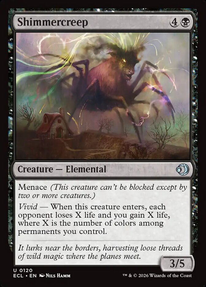 Shimmercreep card front