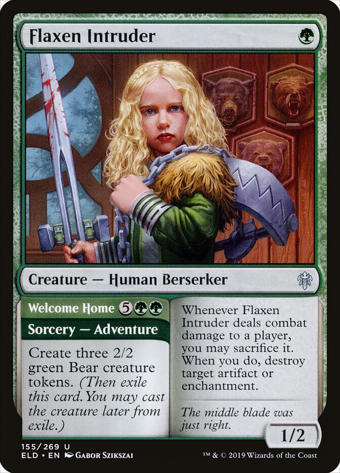 Flaxen Intruder card front