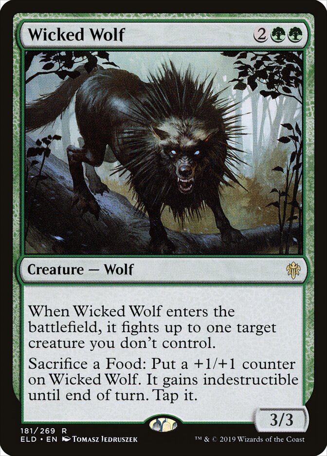 Wicked Wolf card front