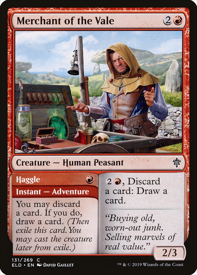 Merchant of the Vale card front