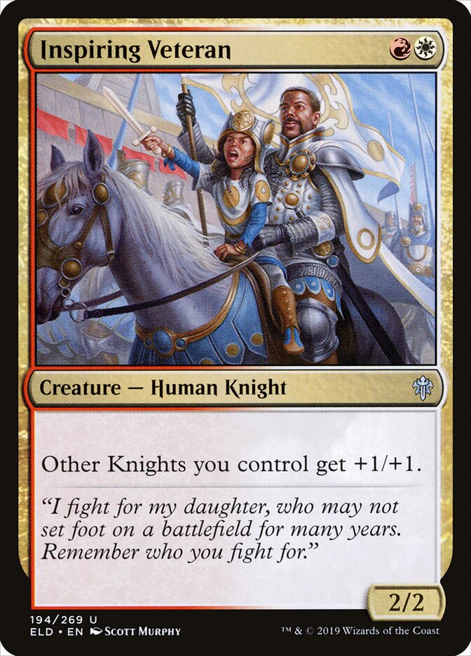 Inspiring Veteran card front