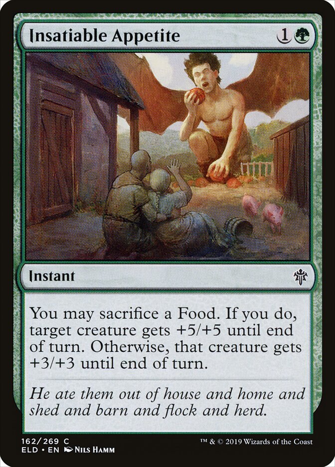 Insatiable Appetite card front