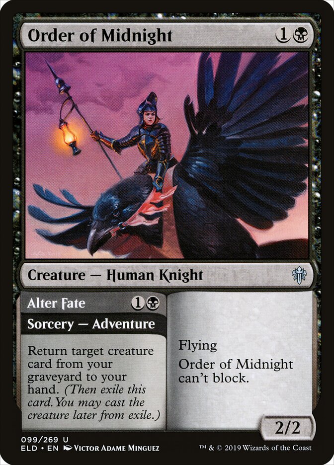 Order of Midnight card front