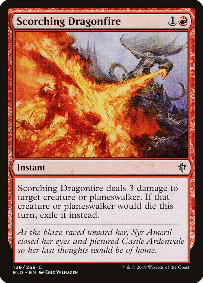Scorching Dragonfire card front
