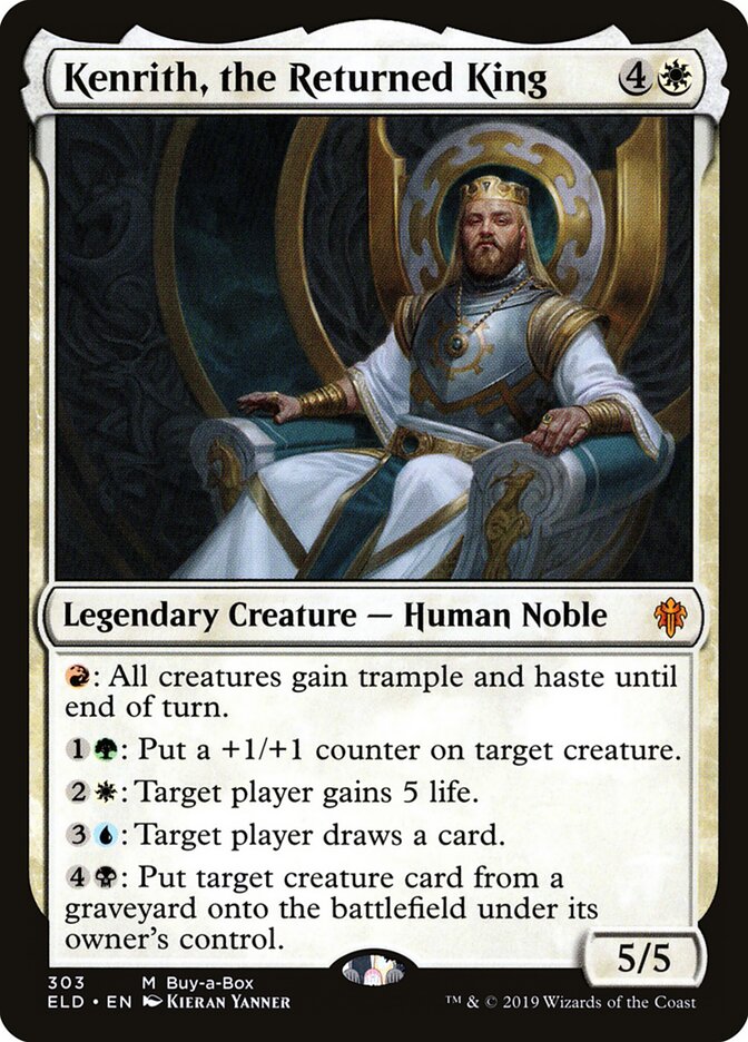 Kenrith, the Returned King card front