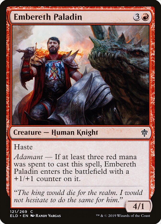 Embereth Paladin card front