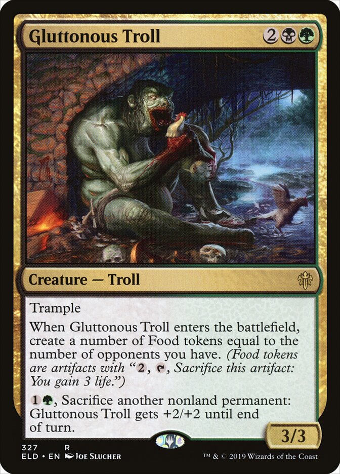 Gluttonous Troll card front