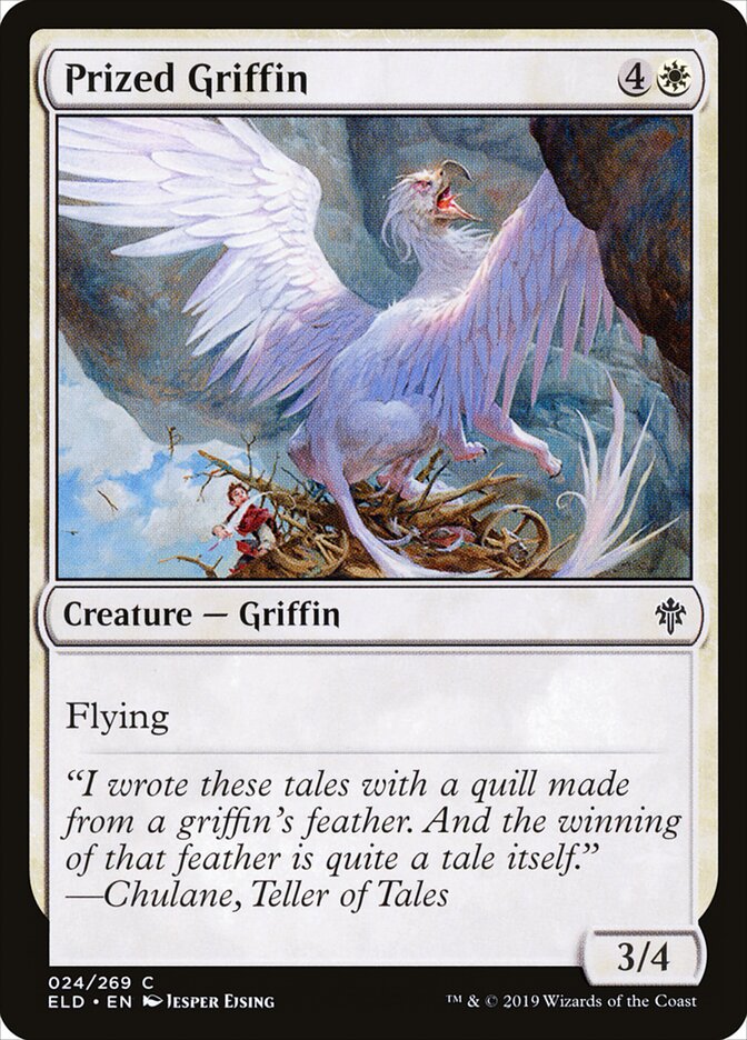 Prized Griffin card front