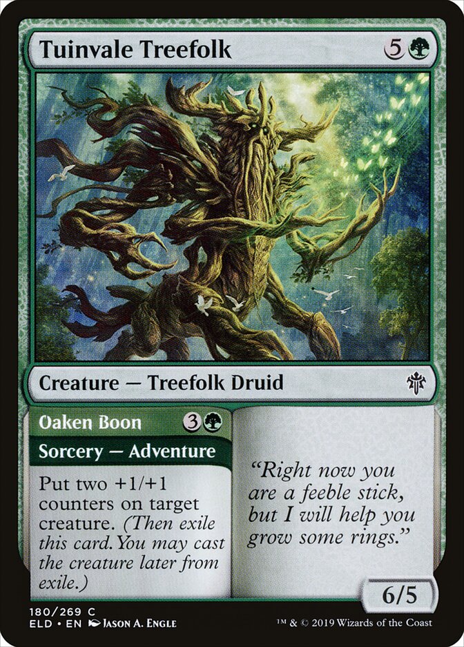 Tuinvale Treefolk card front