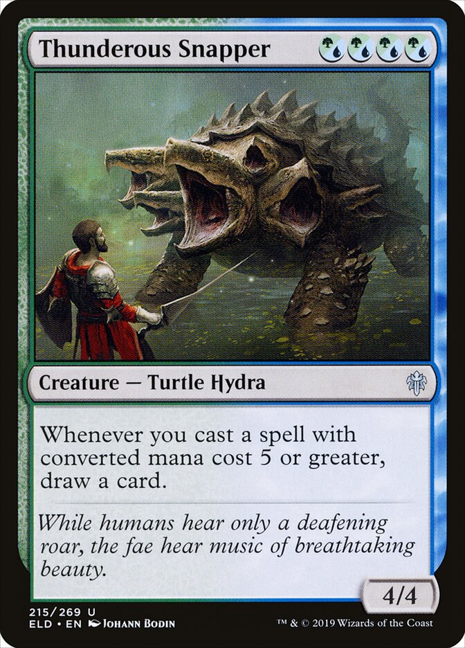 Thunderous Snapper card front