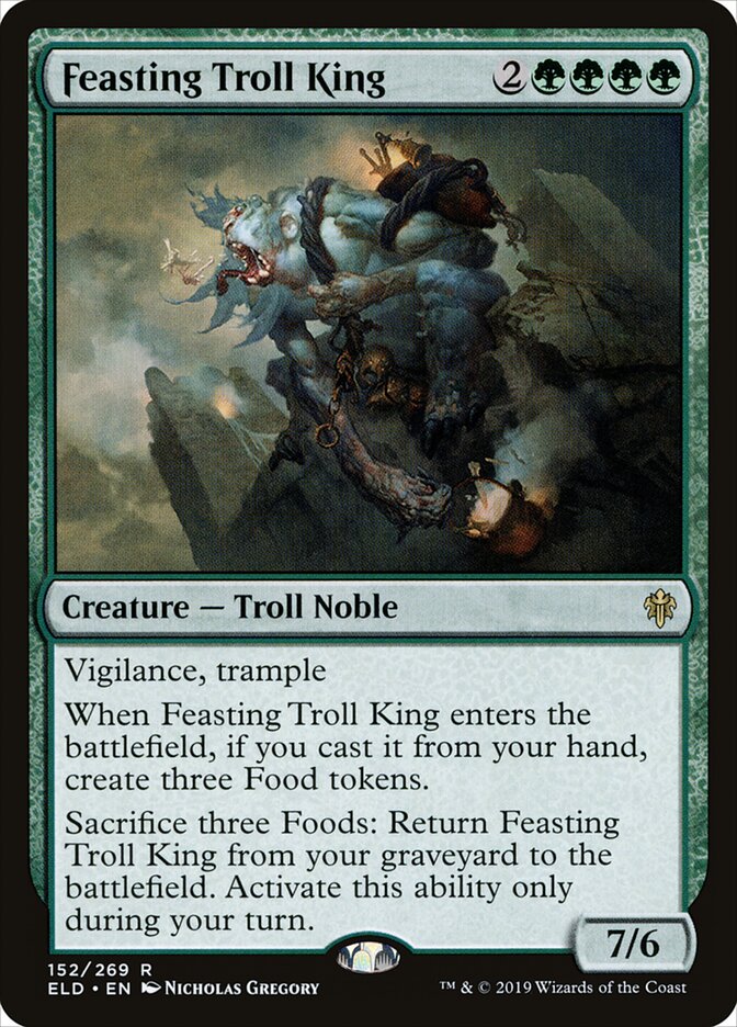 Feasting Troll King card front