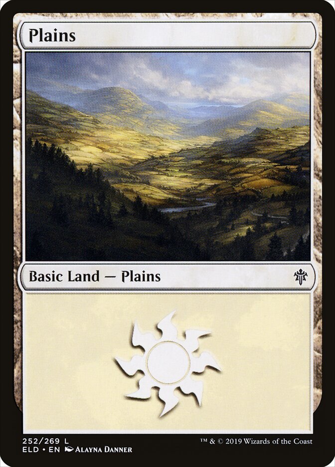 Plains card front