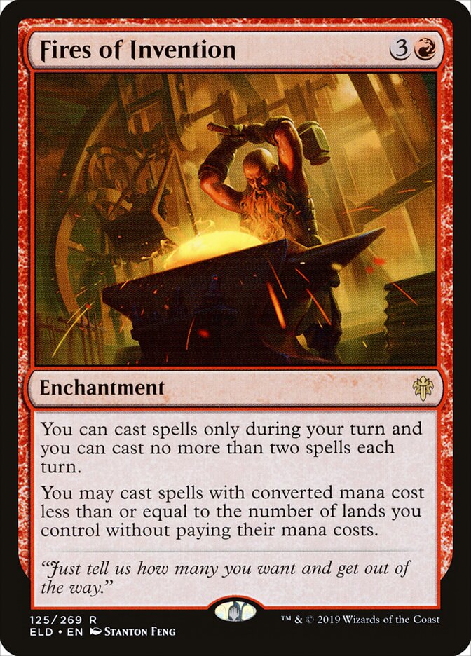 Fires of Invention card front