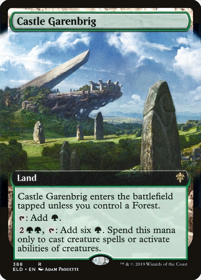 Castle Garenbrig card front