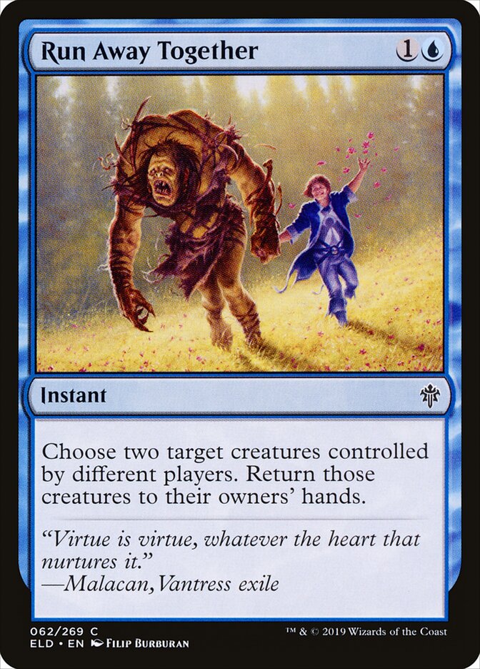 Run Away Together card front