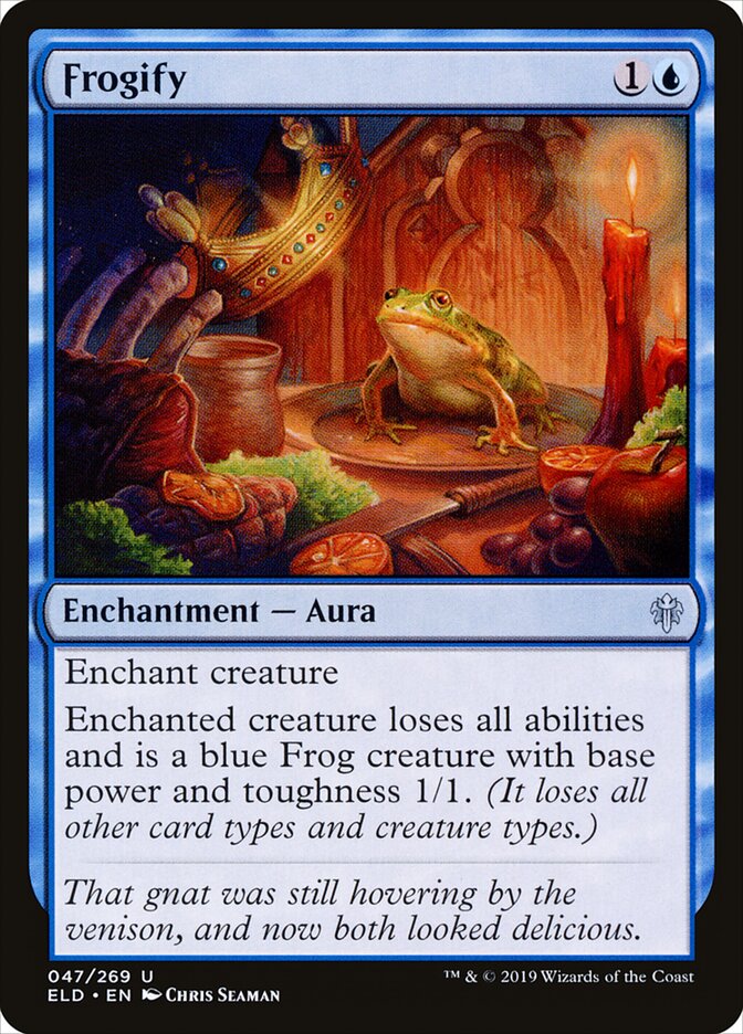 Frogify card front