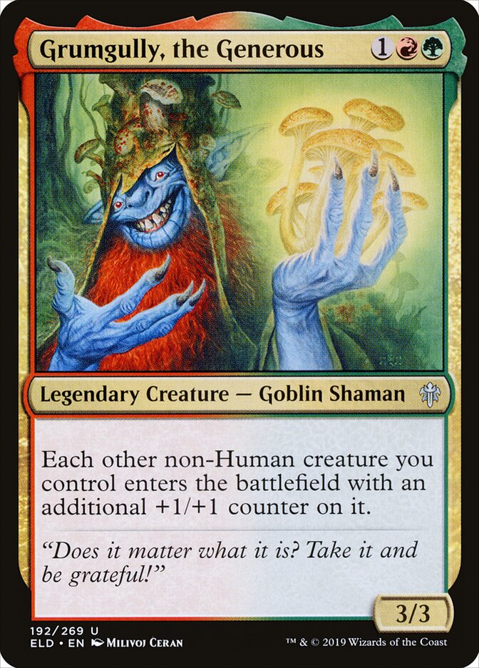 Grumgully, the Generous card front