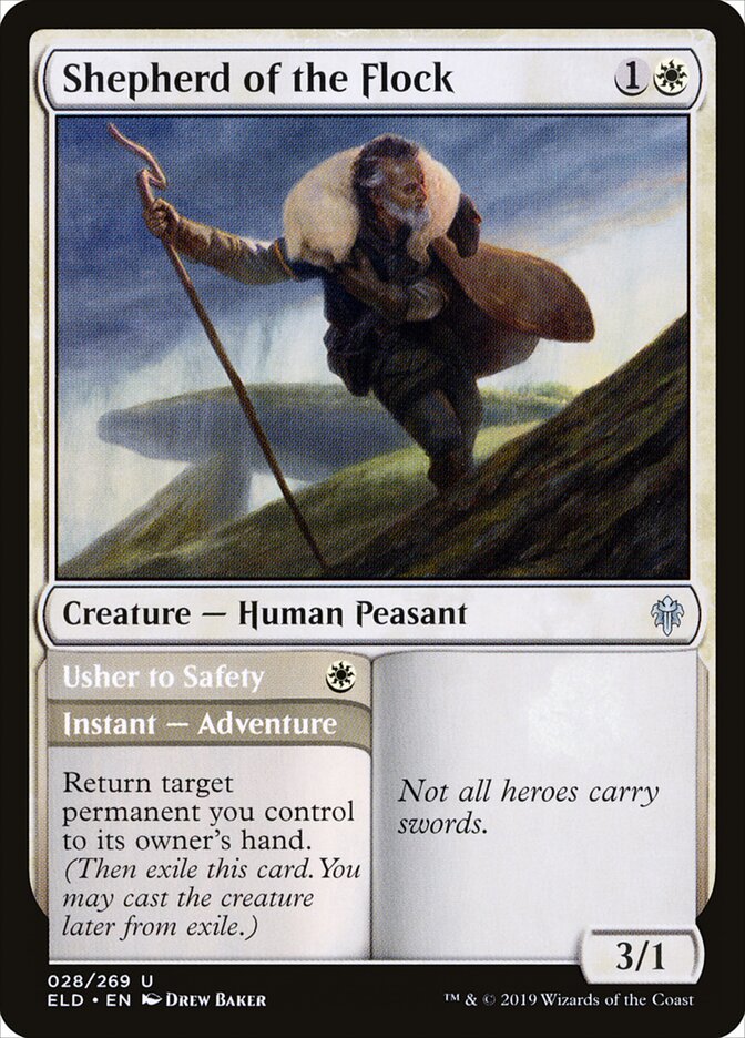 Shepherd of the Flock card front
