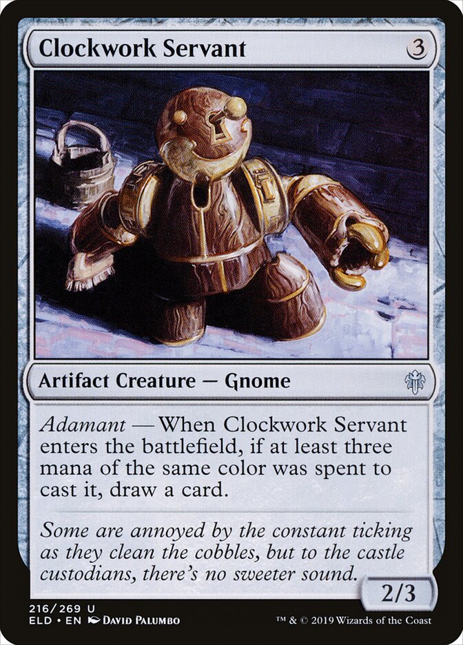 Clockwork Servant card front