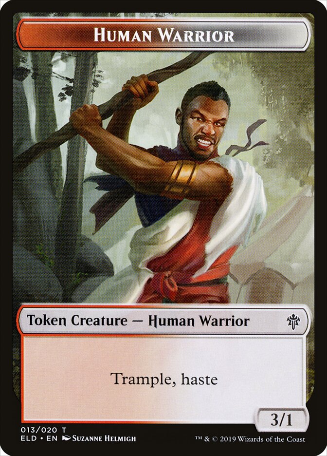 Human Warrior card front