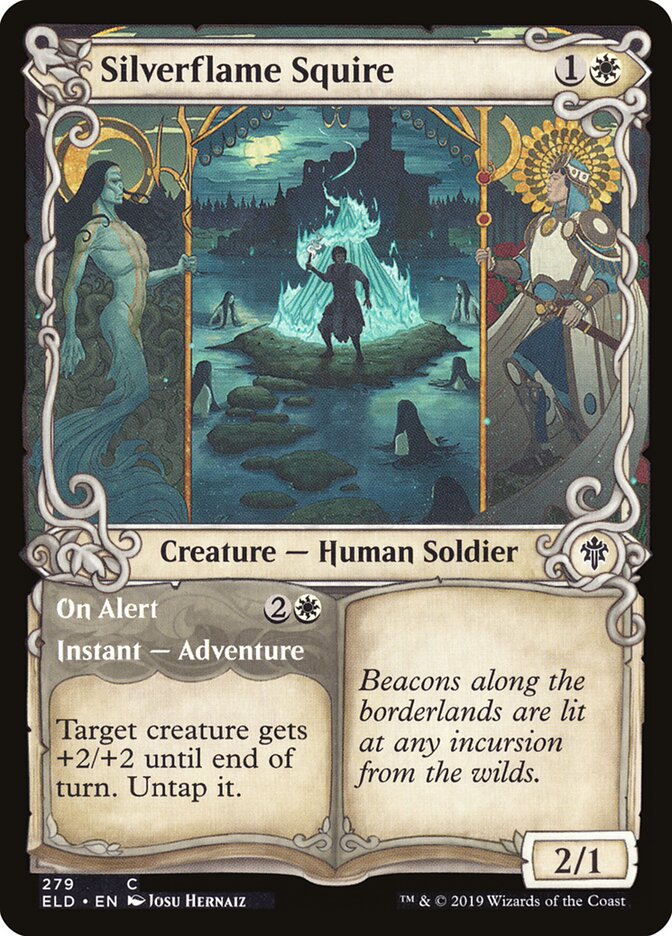 Silverflame Squire card front