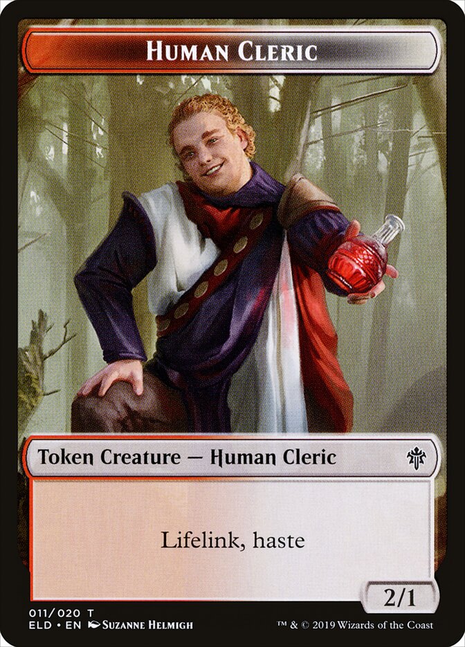 Human Cleric card front
