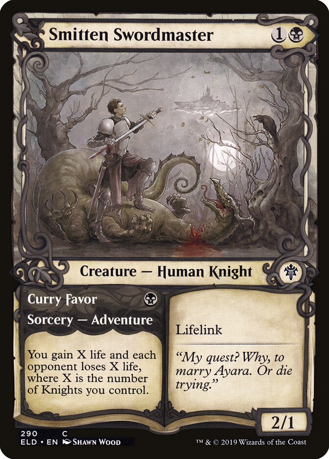 Smitten Swordmaster card front