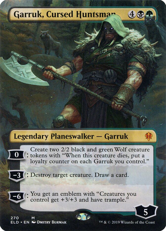 Garruk, Cursed Huntsman card front