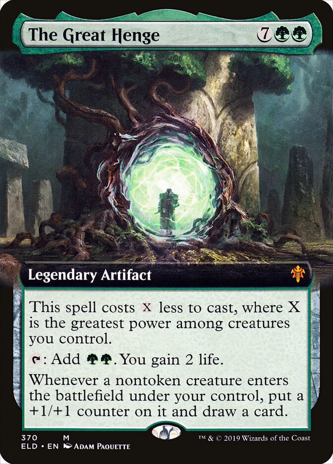 The Great Henge card front