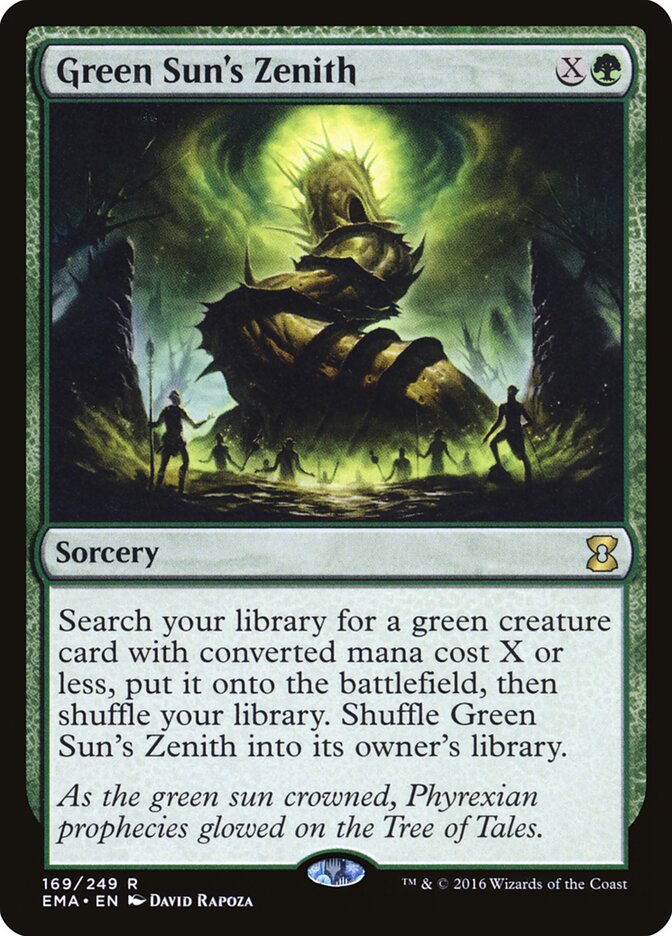 Green Sun's Zenith card front