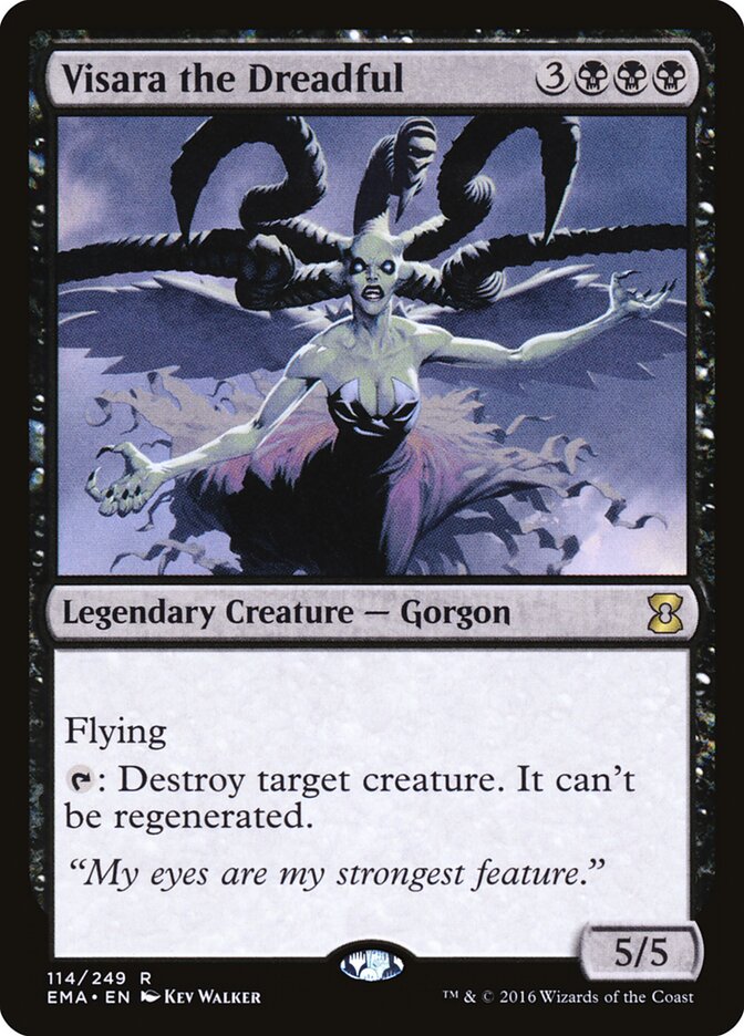 Visara the Dreadful card front