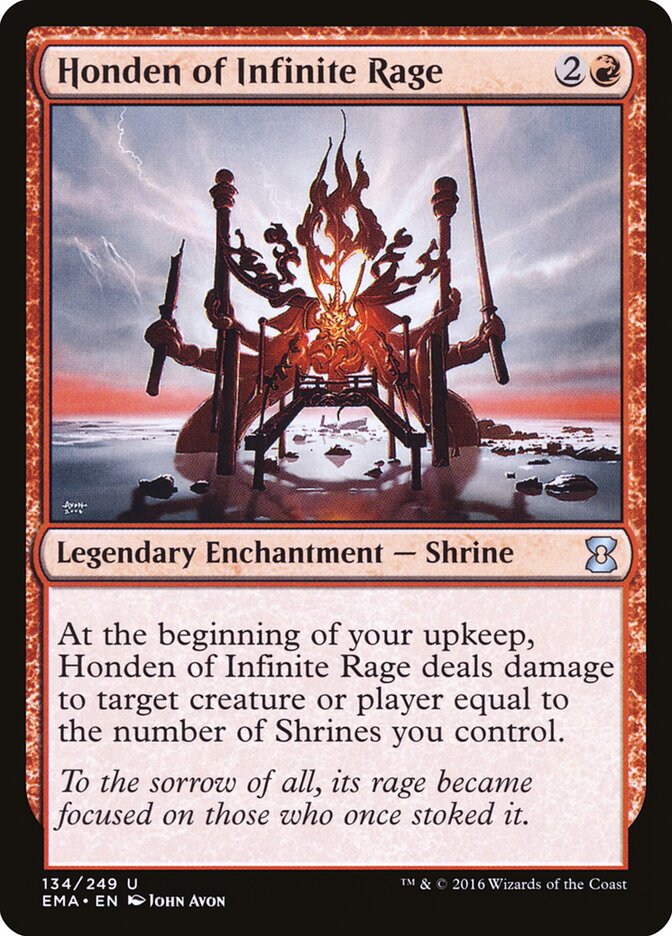 Honden of Infinite Rage card front
