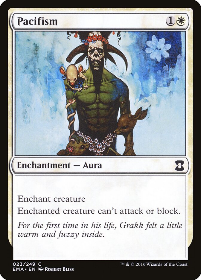 Pacifism card front