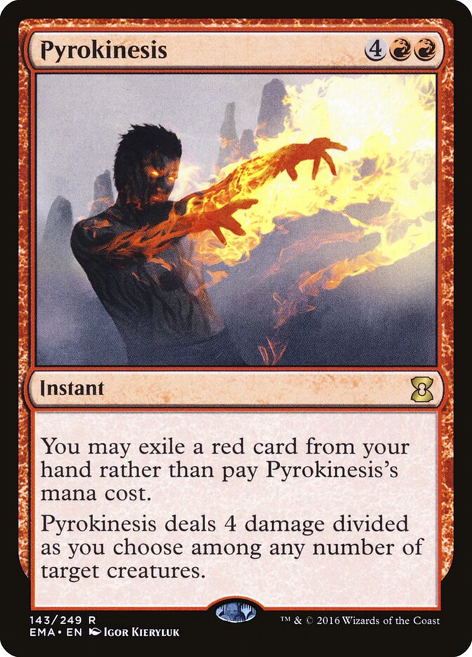 Pyrokinesis card front
