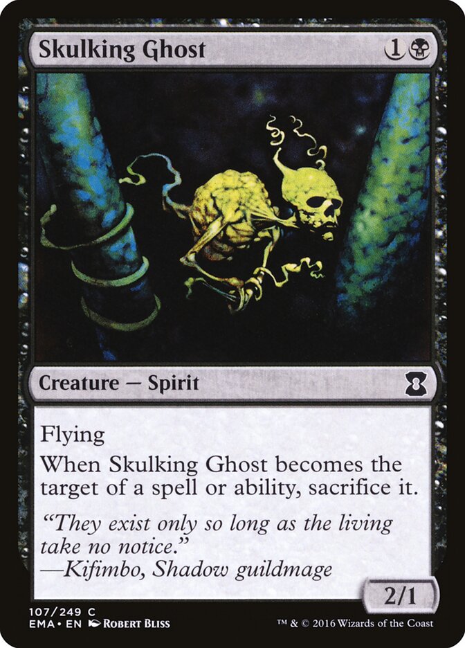 Skulking Ghost card front