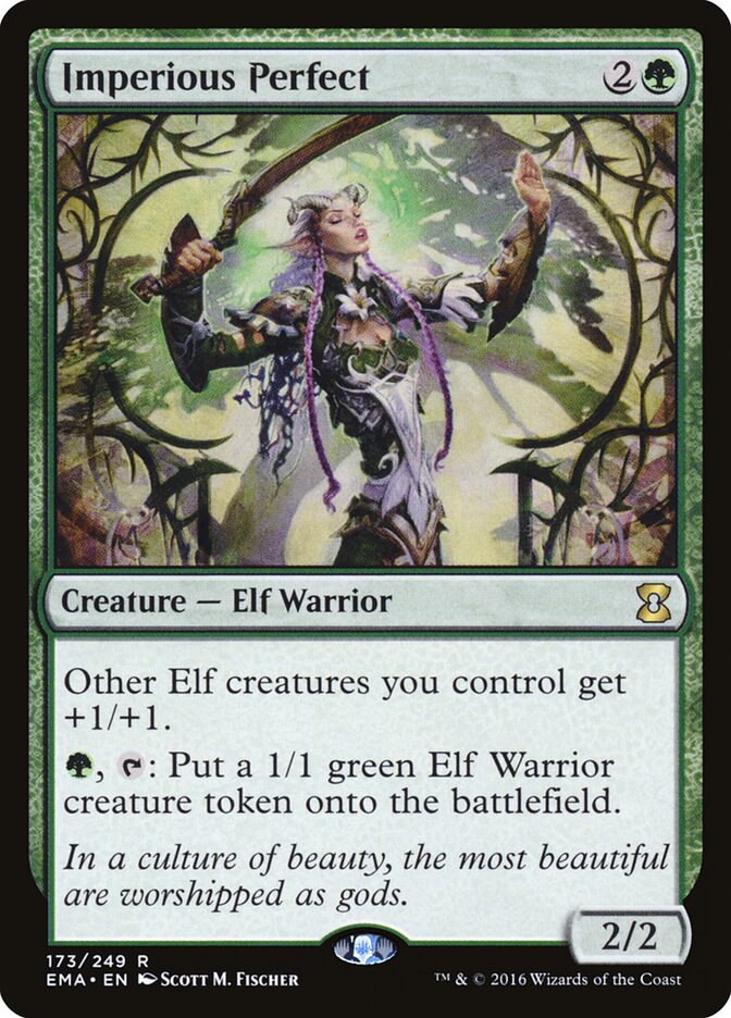 Imperious Perfect card front