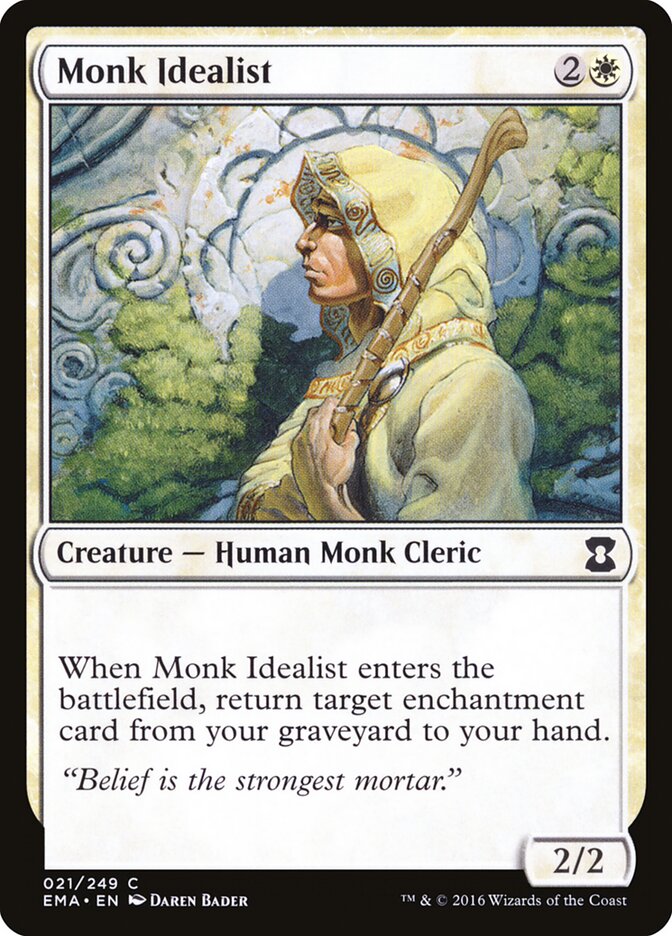 Monk Idealist card front