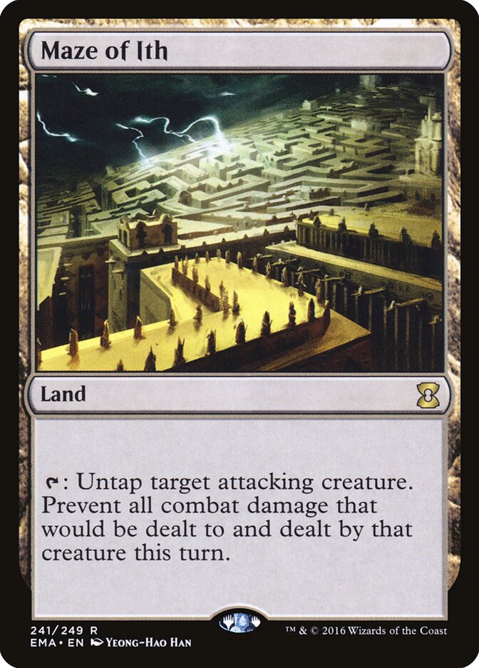 Maze of Ith card front