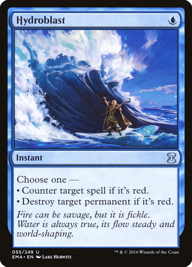 Hydroblast card front