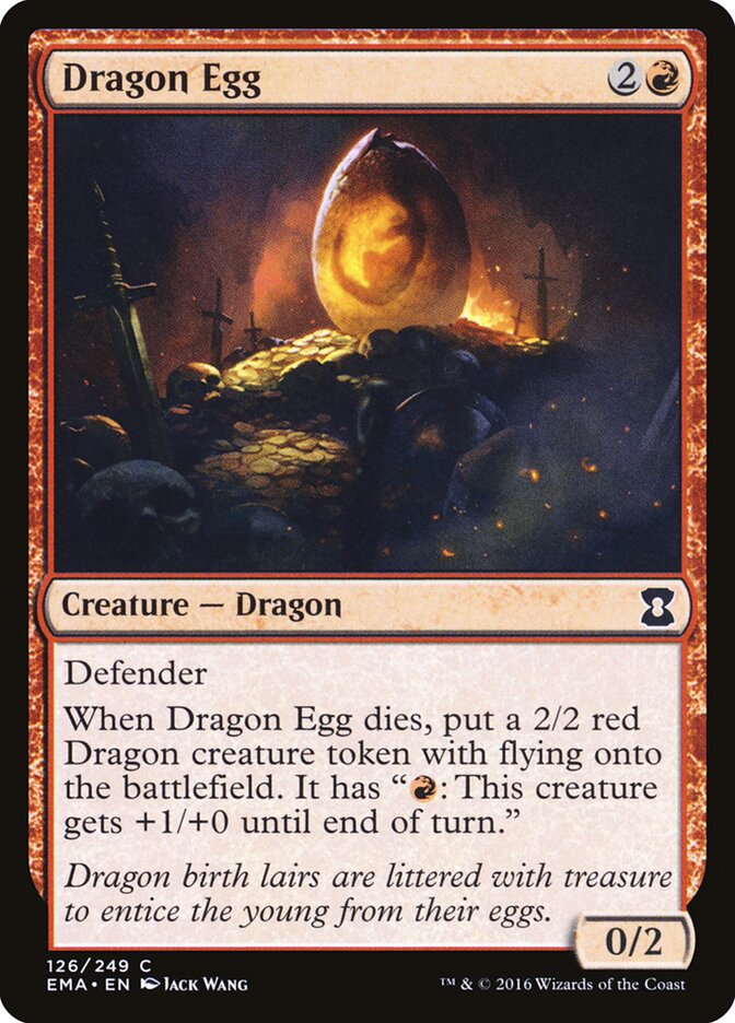 Dragon Egg card front